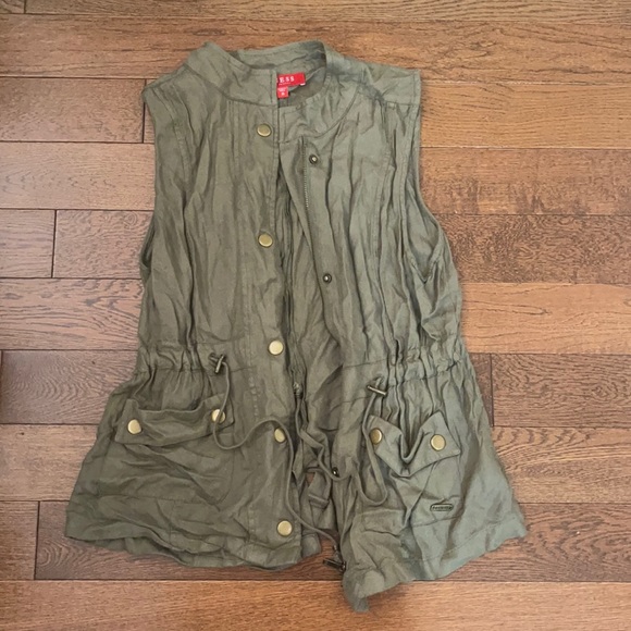 Guess army green vest - Picture 1 of 1